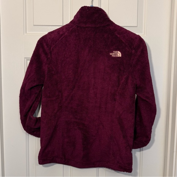 The North‎ Face Osito Magenta Cranberry Womens S Full Zip Fuzzy Fleece Jacket - Picture 2 of 9